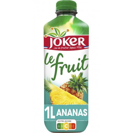 JOKER LE FRUIT ANANAS 100% 1L (lot de 6 bouteilles)