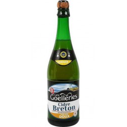 Cidre bouché Les Goelleries Breton doux 2%vol. 75cl