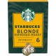 STARBUCKS Café capsules Compatibles Nespresso blonde expresso roast (18 capsules)