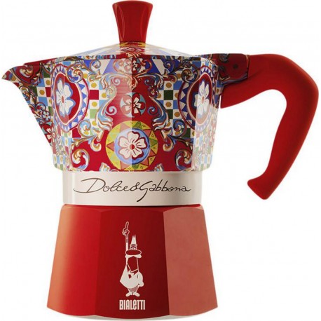 Bialetti Cafetière italienne Moka Express 6 Cups Dolce Gabbana