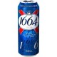 Kronenbourg 1664 Bière blonde premium 5.5% 50cl (lot de 6 packs de 4 soit 24 canettes)