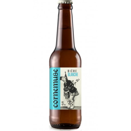 Bière blanche Cornemuse 4.9%vol. 33cl