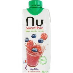 NU SMOOTHIE MYRTILLE FRAMBOISE 33cl