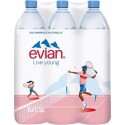 Evian 1,5L (lot de 2 packs de 6 soit 12 bouteilles)