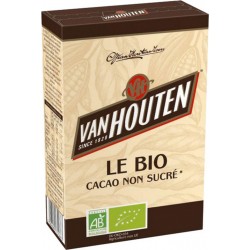 Van Houten Le Bio Cacao Non Sucré 125g (lot de 3)