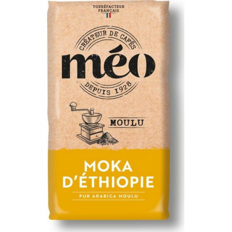 MEO Café moulu Moka d'Ethiopie 250g