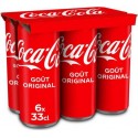Coca-Cola Original 33cl (lot de 4 packs de 6 soit 24 canettes)