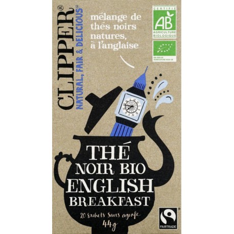 CLIPPER Thé English breakfast (x20 sachets)