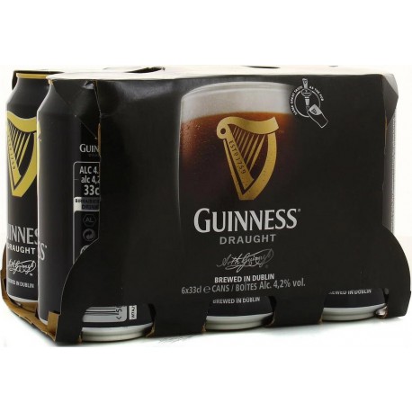 Guinness 33cl (pack de 6)