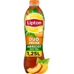 LIPTON Boisson Thé Glacé Pêche et Abricot 1,25L
