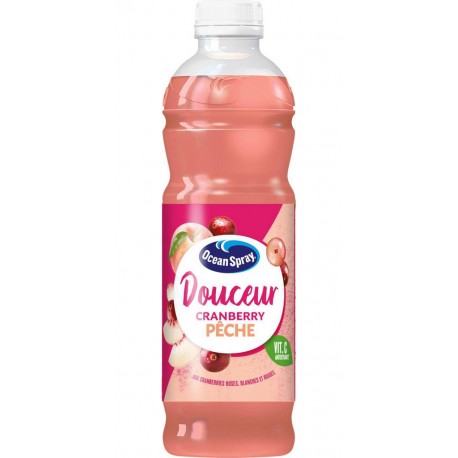 OCEAN SPRAY Boisson au Cranberry Douceur Pêche 1L