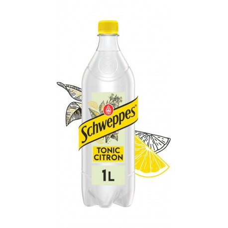 SCHWEPPES Soda Tonic au Citron 1L