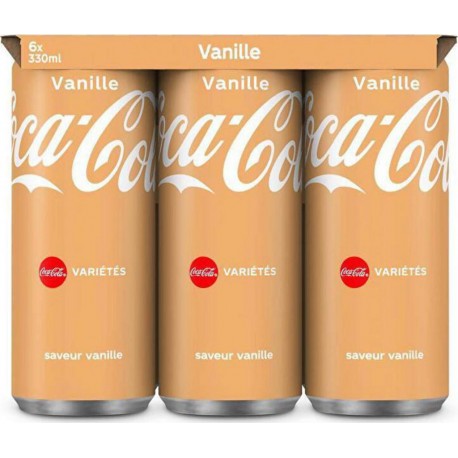 COCA-COLA Cola Vanille 33cl (pack de 6)