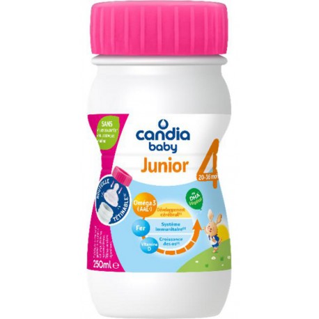 Candia Baby Lait bébé dès 20 mois liquide Junior 4 25cl