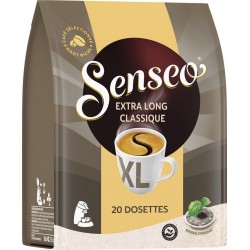 SENSEO Café dosettes classique extra long x20 dosettes