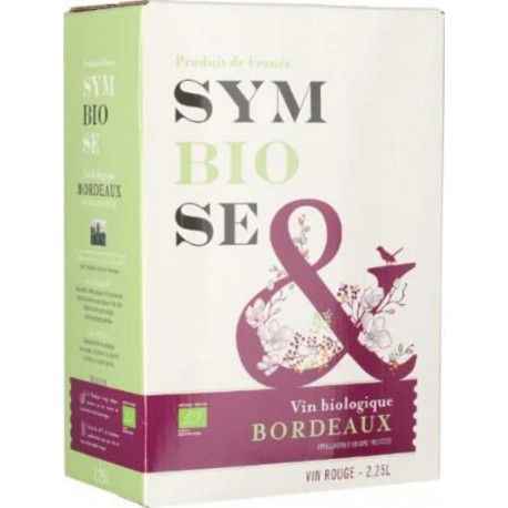 SYMBIOSE BORDEAUX ROUGE BIO Vin rouge AOP Bordeaux bio 2.25L