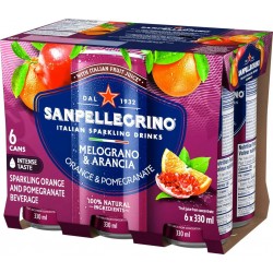 San Pellegrino Eau pétillante Genade orange 33cl (pack de 6)