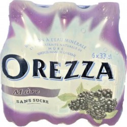 NC Eau gazeuse Orezza Aromatisée mure 6x33cl