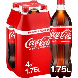 Coca-Cola Original PET 1,75L (pack de 4)