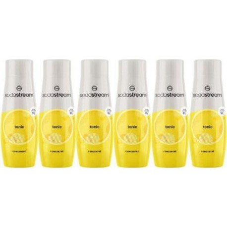 SODASTREAM Concentrés Lot De 6 Concentrés Tonic Jusqu'a De Boissons 440 Ml 54L