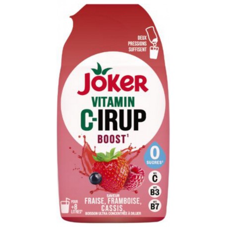 JOKER Boisson Ultra Concentrée et Vitaminée Saveur Fraise Framboise et Cassis JOKER