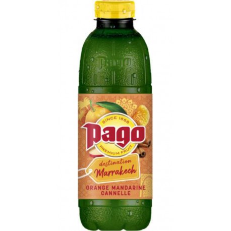 PAGO Boisson Aux Fruits Orange Mandarine et Cannelle Destination Marrakech PAGO