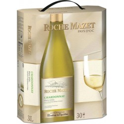 Vin Blanc I.G.P. Pays d'Oc Chardonnay ROCHE MAZET 3L